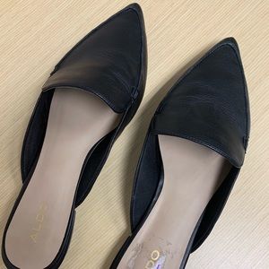 LIKE NEW - Aldo Black Mules!